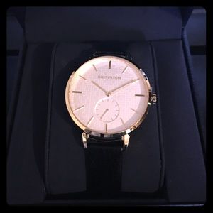 Halcyon Days Maya Sport Black & Gold Watch -NWT